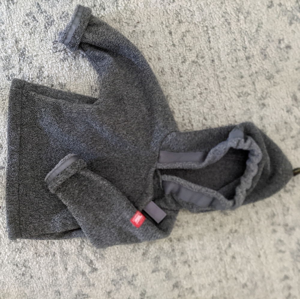 Widgeon Polartec gray fleece gnome hooded style baby jacket -size 9 months